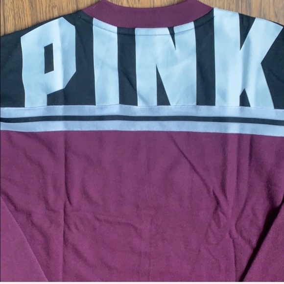 VS PINK Long Sleeve Tunic Crew Top Size Medium - Picture 4 of 9